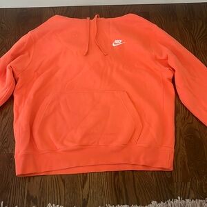 Nike coral sweatshirt size large